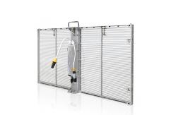 China High Permeability Transparent LED Video Wall Outdoor LED Transparent Screen 1000x500mm supplier