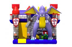 China Classic Inflatable Dinosaur Bouncer House , Pvc Inflatable Dino Jumping Castle supplier