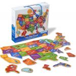 44 Pieces Magnetic USA Map Puzzle Fun Geography For Kids Ages 4+ for sale