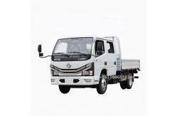 China Dongfeng Double Row Cargo Transport Truck With Fence Plate Style supplier