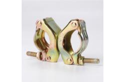 China Electric Galvanized Swivel Scaffold Clips , EN74B Scaffolding Clamp Swivel supplier