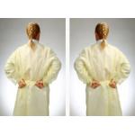Non - Irritating Non Woven Isolation Gown CPE / PE Material Water Resistant for sale