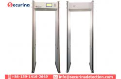China Multi Lanuague Operation Pass Through Metal Detector 33 Pinpoint Zones LCD Screen supplier