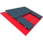 10kw Solar Panel Roof Mounting Systems Pitched Corrugated Trapezoidal Standing Seam PV Structure for sale