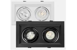 China 15W Led Embedded Household Double Head Spotlight Bold Light Without Main Light supplier