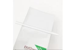 China Customized 5 Kgs Packaging Flat Bottom Standing Zip Side Gusset Bag Pouch supplier