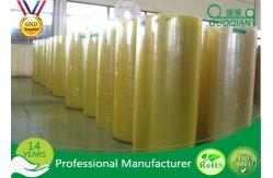 China Single Side Strong Adhesive Bopp Jumbo Roll Tape For Packing / Slitting supplier