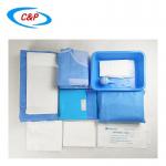Nonwoven Surgical C-Section Pack Drapes For Patients Individual Pouch for sale