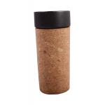 ISO9001 Custom Cork Cup Sleeve Antiskid Thermal Insulation For Glass Water Bottle for sale