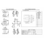 BEF2004 EF20 Horizontal 4 4 PIN Dry Type Power Transformer For Power Distribution Needs for sale