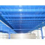 Cold Rolling Steel Industrial Mezzanine Floors For Warehouse , Blue / Orange