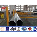 69kv 12m Transmission Line Electrical Steel Utility Poles For Steel Pole Tower for sale