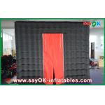 Wedding Photo Booth Hire Red Photo Booth Lighting Tent With LED Light Oxford Cloth Photobooth for sale