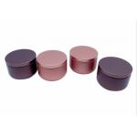 Small Round 500g Tea Tin Boxes 4 Color Offset Printing for sale