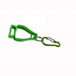 Custom POM Plastic Aluminum Alloy Safety Work Gloves Anti Lost Non Slip Hook Fixing Holder Clips for sale