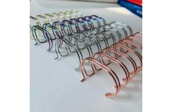 China 16 - 44mm ID Plating Spiral Coil Binding Supplies For Notebook supplier
