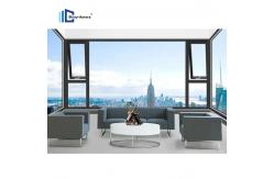 China Double Glazed Aluminium Top Hung Window Thermal Break Aluminium Windows supplier