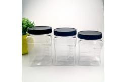 China 275mm Height Cookies 4500ml Plastic Grip Jar With Screw Cap supplier