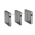 SS304 Drop Arm Turnstile Infrared Sensor Public Door Access Control System