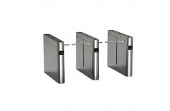 China SS304 Drop Arm Turnstile Infrared Sensor Public Door Access Control System supplier