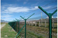 China Anti Climb Razor Barbed Wire Fence Airport Security Fencing Powder Coated supplier