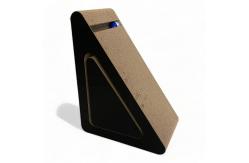 China 100% Recyclable Triangle Cardboard Cat Scratcher Multiple Angle 3 Sided Cat Scratcher supplier