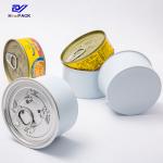 Two Piece Empty Tuna Can Packed 180ml Tuna Fish Can D73*44mm for sale