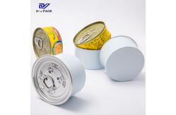 China Round Shape Tobacco Tin D73x44mm 180ml Silver Cigarette Tin supplier