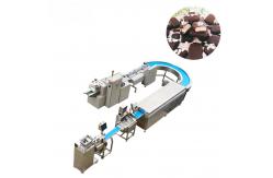 China High speed Chocolate coated fruit bar making machine with packing machine supplier