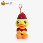 Cute Duck Cotton Plush Toys Keychain For Collection OEM ODM for sale
