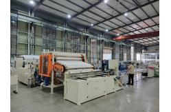 China Small Toilet Paper Roll Band Saw Kitchen Towel Cutting Machine supplier