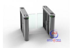 China Strong Single Lane Swing Barrier Gate Anti Pinch Function For Luggage Access supplier
