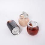 250ml Round Plastic Beverage Cans With Easy Open End Clear Drinks Bottles