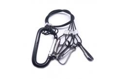 China Anti Rust Wire Rope Lanyard Plastic Coated SS Wire Safety Slings Cable Assembly supplier