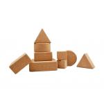 PROP65 Custom Cork Building Blocks Toys Antibacterial Odourless for sale