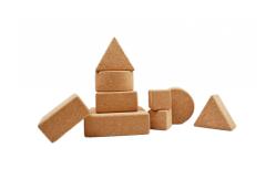China PROP65 Custom Cork Building Blocks Toys Antibacterial Odourless supplier