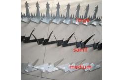 China 1.25m Length Fence Razor Spikes Anti Theft Anti Climb Wall Using supplier