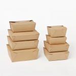 Customized Eco- friendly and recyclable takeaway food box disposable fast food packaging box