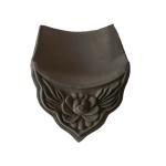 Unglazed Buddhist Temple Chinese Grey Clay Roof Tile Eco Friendly Long Lasting For Classic Architecture for sale