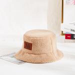58cm  Warm Winter Plush Faux Mink Fur Bucket Hat for sale