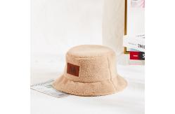 China 58cm  Warm Winter Plush Faux Mink Fur Bucket Hat supplier
