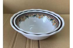 China Microwave Safe Melamine Salad Plate Easy to Clean High Heat Resistance supplier
