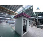 Customizable Mobile Steel Security Booth Durable Aluminum Window Included