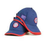 Casual Adjustable Cotton Male Blue 5 Panel Baseball Cap for sale