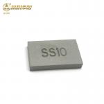 Limestone Cutting Tungsten Cemented Carbide Brazing Tips SS10 Wear Resistance for sale