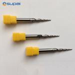 Conical Carbide Tapered End Mills For CNC Precision Brass Machining Parts for sale