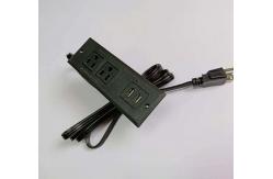 China Multi - Function Bed Furniture USB Charger Socket / Office Desk Sockets supplier