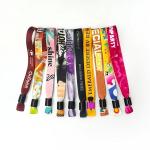 Woven Plain RFID Festival Wristbands For Corporate Entrance Ticket Event for sale