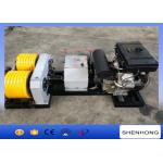 40KN Rated Load Diesel Cable Winch Puller 6 Grooves 240 mm Bottom Diameter for sale