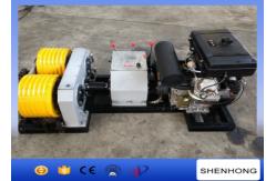 China 40KN Rated Load Diesel Cable Winch Puller 6 Grooves 240 mm Bottom Diameter supplier